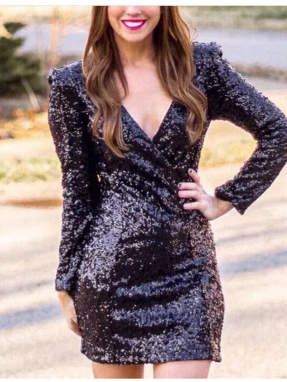 NWT Express Sequin Mini Dress